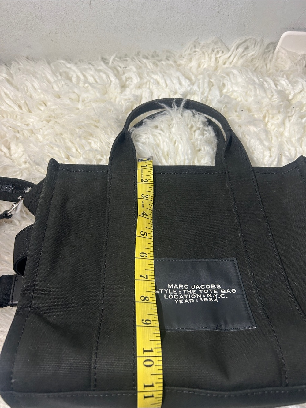 Marc Jacobs Black The Tote Bag with Adjustable Strap medium - Picture 10 of 10